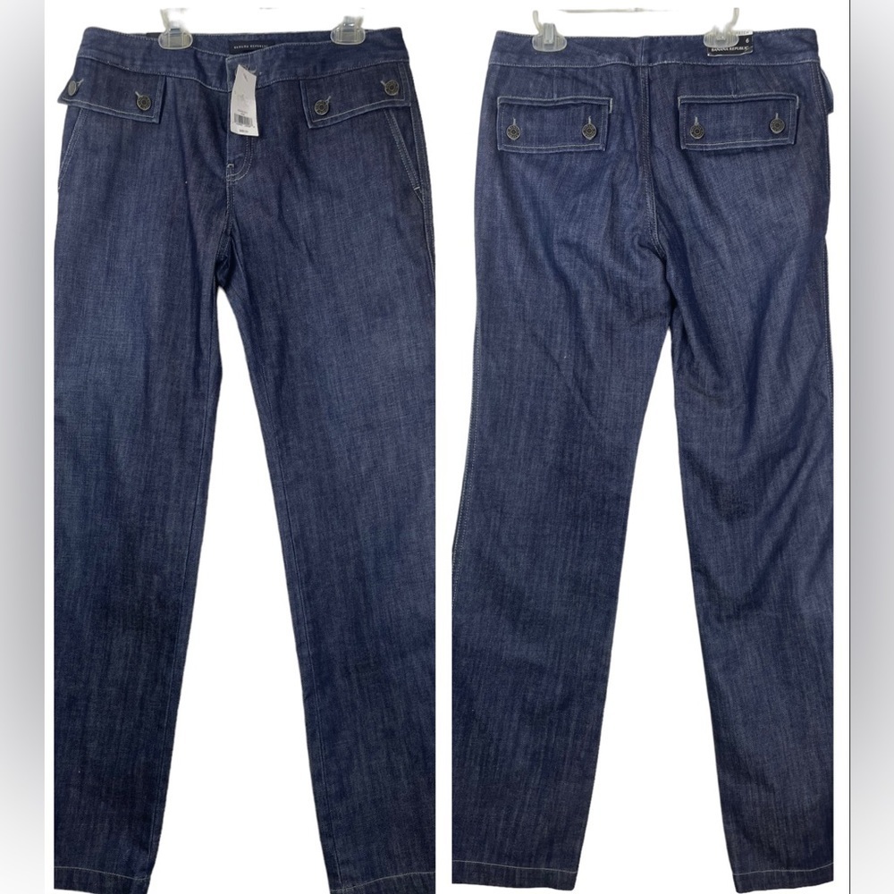 NEW Banana Republic Stretch Dress trouser Jeans Size 6